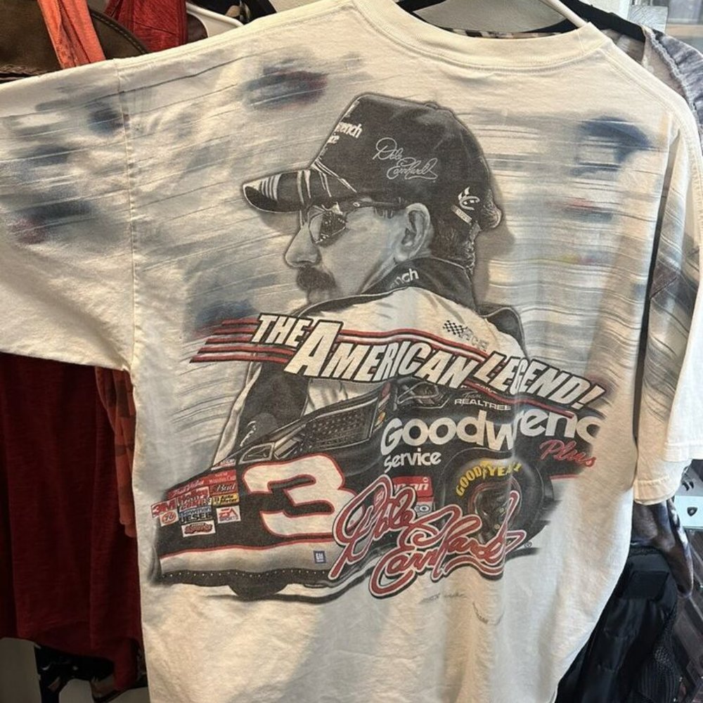 WOW Vintage Chase Authentics Shirt Men XL Dale Earnhardt All Over Print NASCAR